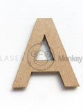 15mm & 30mm Mini Small Arial Wooden MDF Letters & Numbers Alphabet Letters Numbers 3mm Thick