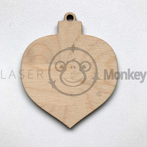 Wooden Birch Ply Christmas Baubles Tree Decoration 3mm Thick Gift Tag Blank Laser Cut