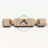 Wooden MDF Christmas Cracker Shapes 3mm Thick Embellishments Decoration Craft Shapes 80mm - 300mm