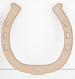 Wooden MDF Craft Shapes Horseshoes Variety 3mm Thick Wedding Love Good Luck