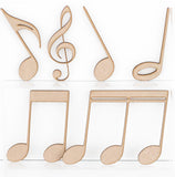 Wooden Musical Notes
