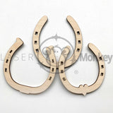 Birch Ply Wooden Craft Shapes Horseshoes Variety 3mm Thick Wedding Love Good Luck