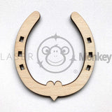 Birch Ply Wooden Craft Shapes Horseshoes Variety 3mm Thick Wedding Love Good Luck