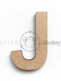50mm & 100mm Arial Wooden MDF Letters & Numbers Alphabet Letters Numbers 3mm Thick