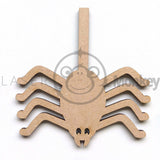 Wooden MDF Spiders Halloween Insects Spider Decoration 3mm Thick Tags Blank